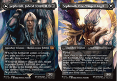 Sephiroth, Fabled SOLDIER // Sephiroth, One-Winged Angel (0317) - Foil - Borderless